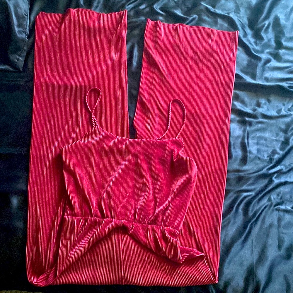 Preloved✨ Maroon Romper Small